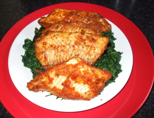 Haddock on Green Bed