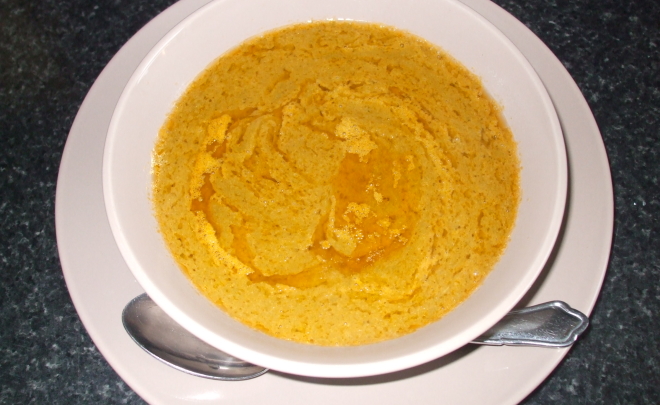 what does your child eat Smooth fish and vegetables soup