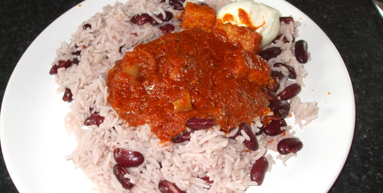 rice and beans