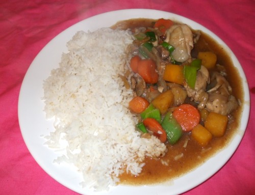 Rice with Onion Gravy