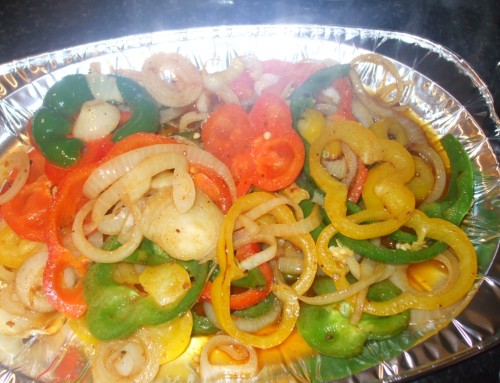 Tossed Mixed Peppers and Onions