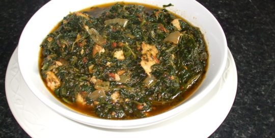 Whole Spinach Stew